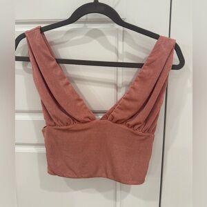 American Threads Rust Sleeveless Top. Size S/M